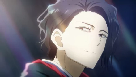 A captivating HD desktop wallpaper featuring Osamu Dazai from the anime No Longer Allowed in Another World, exuding a confident and enigmatic aura with a soft light casting dynamic shadows.