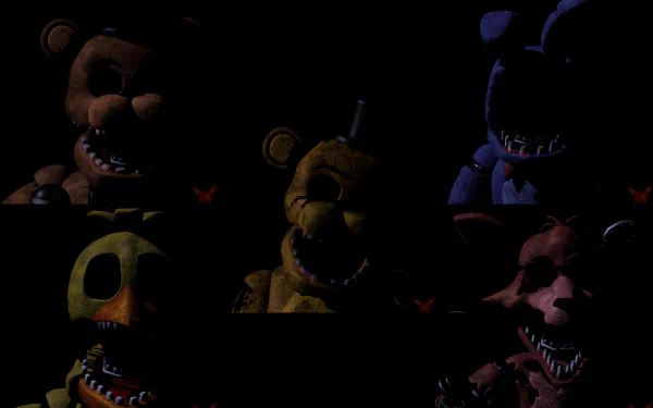 Withered Freddy (Five Nights at Freddy's) Golden Freddy (Five Nights At Freddy's) video game Five Nights At Freddy's 2 Five Nights at Freddy's HD Desktop Wallpaper | Background Image
