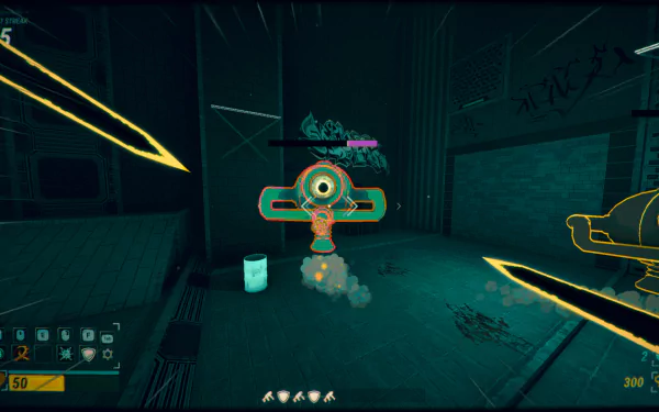 HD desktop wallpaper and background from the video game Robobeat, featuring a futuristic, neon-lit scene with robotic elements and intense action.