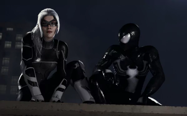  Black Cat and Spiderman