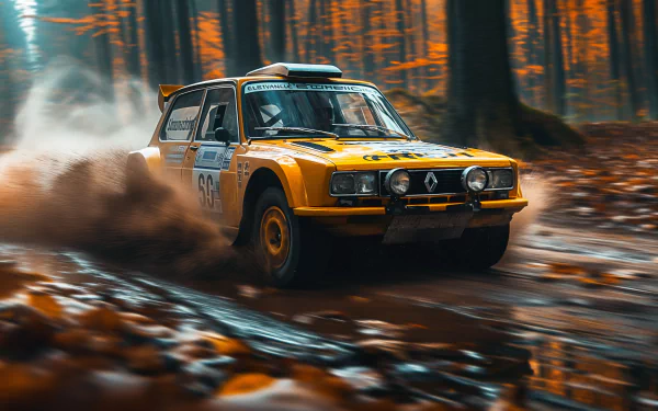 Renault 5 rally car HD Desktop Wallpaper | Background Image