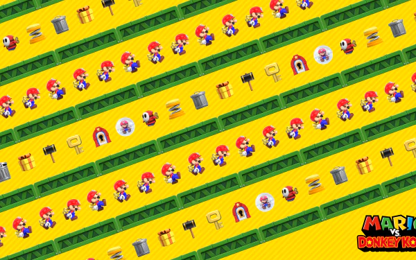 Mario vs. Donkey Kong HD Desktop Wallpaper | Background Image