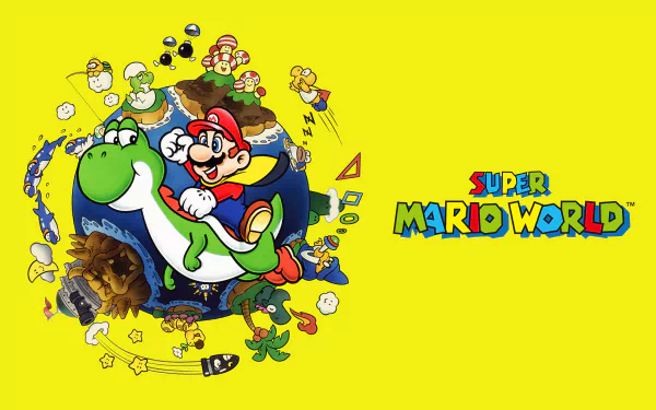 Super Mario World HD Desktop Wallpaper | Background Image