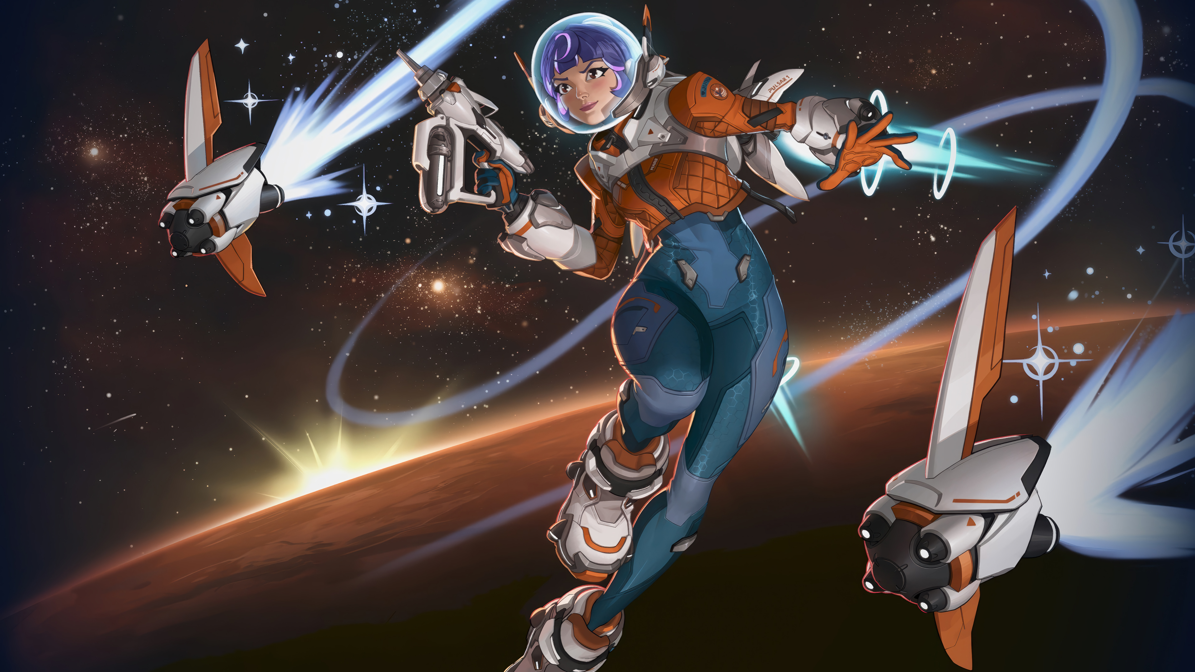 Juno from Overwatch 2 Stunning 4K Ultra HD Wallpaper by Nesskain Juno from Overwatch 2 Stunning 4K Ultra HD Wallpaper by Nesskain