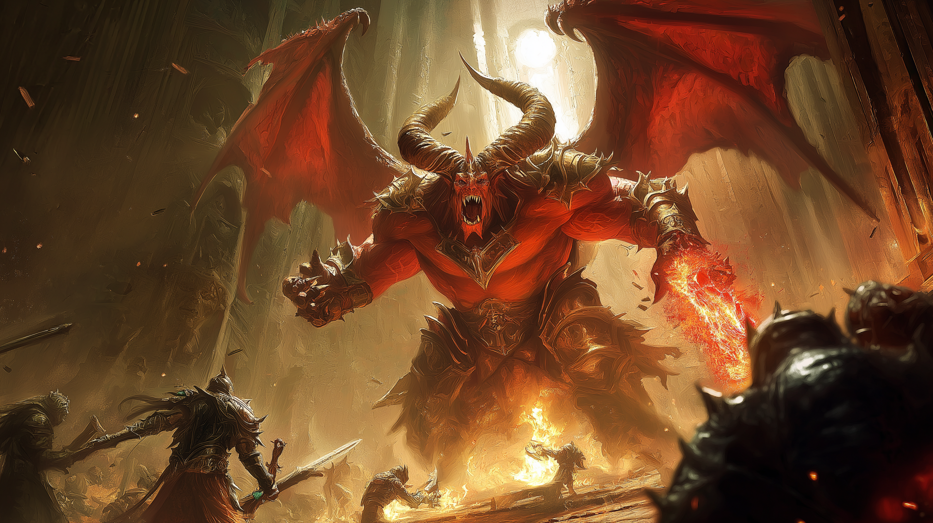 Download Diablo Fan Art HD Wallpaper by michaldunaj