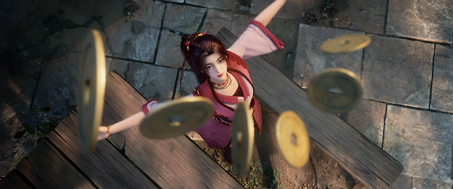 HD desktop wallpaper inspired by the TV show Zhu Xian Jade Dynasty, featuring vibrant visuals that capture the essence of the series' captivating fantasy world.