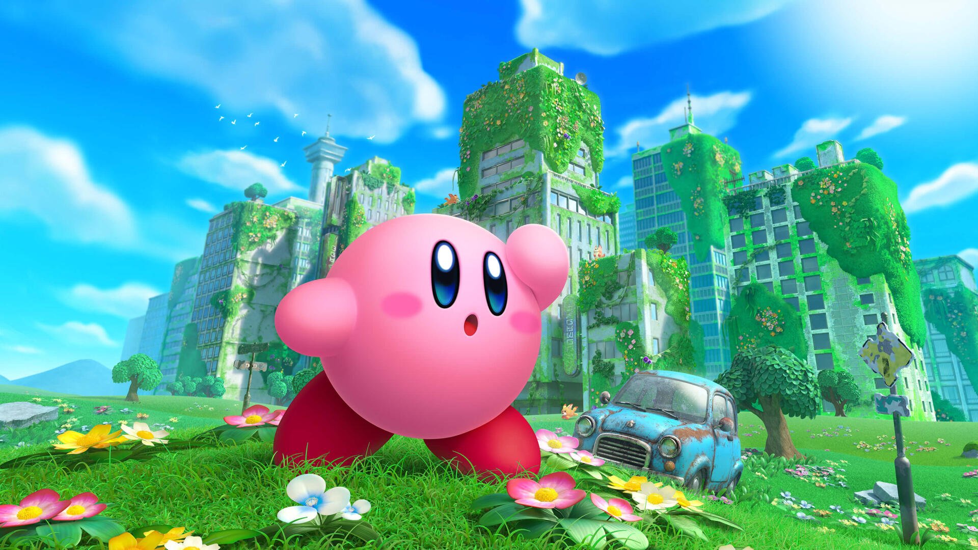 Download Kirby And The Forgotten Land HD Wallpaper