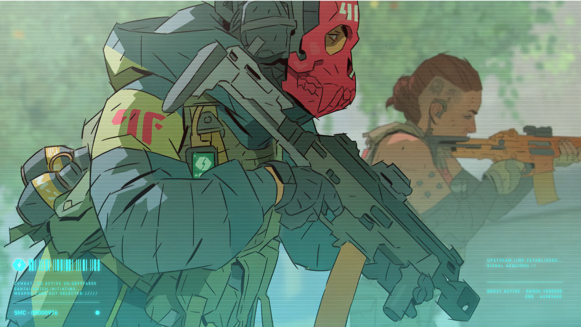 An HD PC desktop wallpaper featuring visuals from the video game Spectre Divide, showcasing immersive graphics and a vibrant aesthetic for gamers.