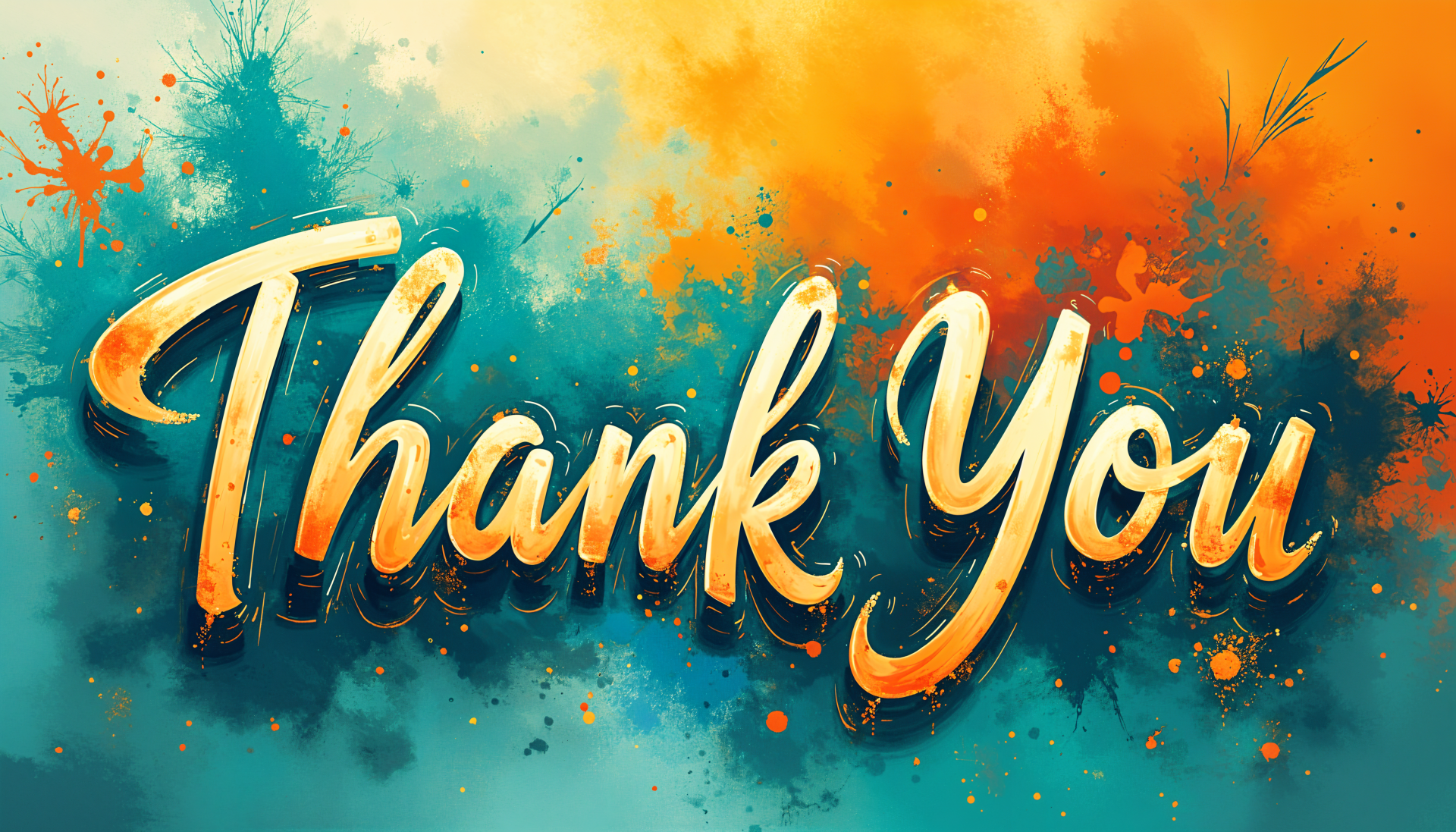 Thank You - Vibrant 4K Ultra HD Wallpaper by QuantumCurator