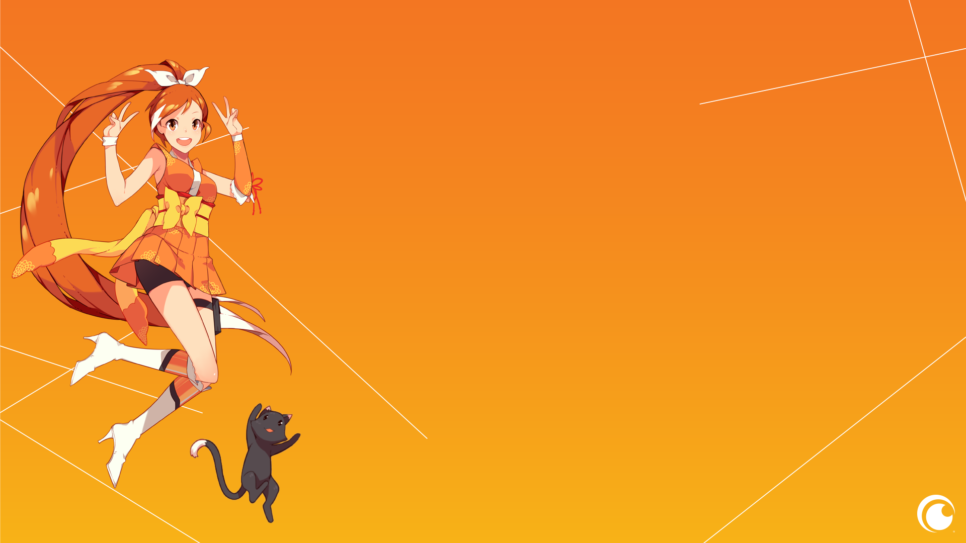 Vibrant Crunchyroll Anime HD Wallpaper