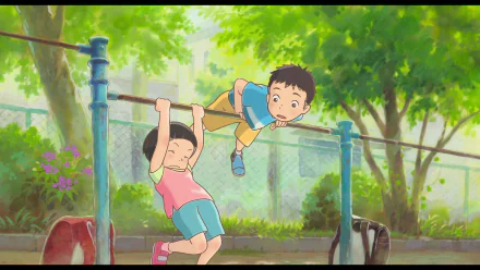 HD desktop wallpaper featuring artwork from Modest Heroes by Studio Ponoc, showcasing vibrant anime aesthetics and enchanting visuals.