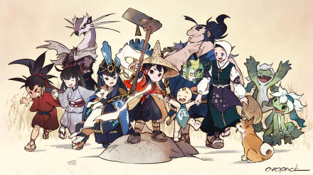 Anime Sakuna: Of Rice And Ruin HD Desktop Wallpaper | Background Image