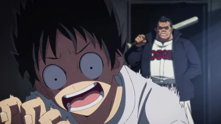 HD desktop wallpaper featuring Akira Tendo from the anime Zom 100: Bucket List of the Dead. A vibrant and engaging background for fans of the series.