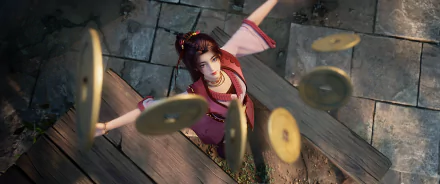 HD desktop wallpaper inspired by the TV show Zhu Xian Jade Dynasty, featuring vibrant visuals that capture the essence of the series' captivating fantasy world.