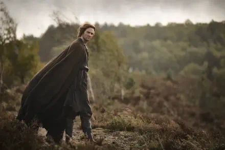 HD desktop wallpaper featuring Charlie Vickers from the TV show The Lord of the Rings: The Rings of Power. A captivating backdrop for fans of the series.