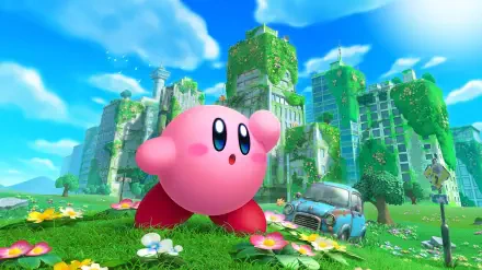 Kirby and The Forgotten Land HD Desktop Wallpaper | Background Image