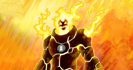  Ben !0 - Heatblast 10K by Rob Orpilla