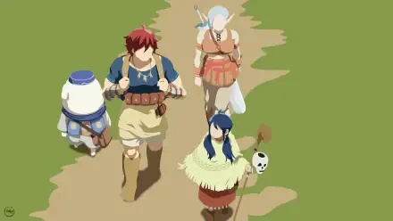 Anime Quality Assurance in Another World HD Desktop Wallpaper | Background Image