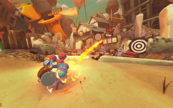 HD desktop wallpaper and background for the video game RAWMEN: Food Fighter Arena.