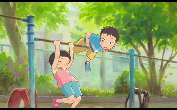 HD desktop wallpaper featuring artwork from Modest Heroes by Studio Ponoc, showcasing vibrant anime aesthetics and enchanting visuals.