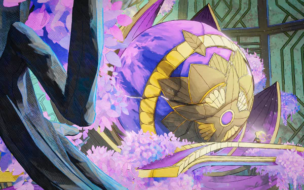 HD desktop wallpaper featuring imagery from the video game Mio: Memories in Orbit, creating an immersive background for gamers and fans.