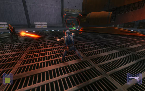 HD desktop wallpaper featuring vibrant artwork from the video game Star Wars: Bounty Hunter, capturing the essence of the iconic franchise.