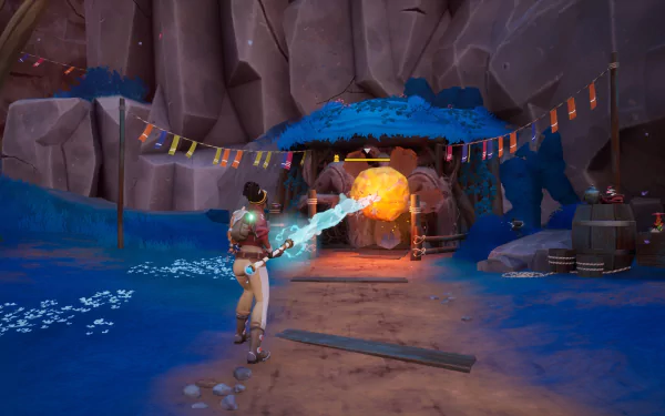 HD desktop wallpaper featuring vibrant scenes from the video game Creatures of Ava, showcasing fantastical landscapes and unique creatures in a colorful environment.