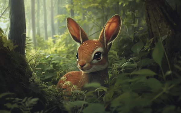 Charming Woodland Creature: A 4K Ultra HD Adventure by QuantumCurator