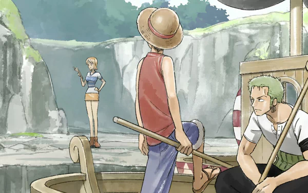  Nami, Luffy, and Zoro
