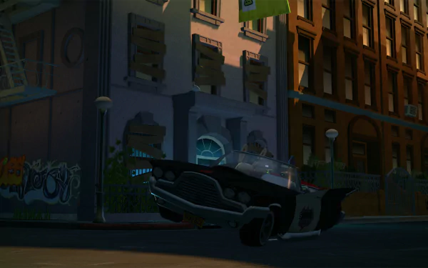 HD desktop wallpaper featuring characters from the video game Sam & Max: The Devil's Playhouse, showcasing its vibrant art style and humorous theme.