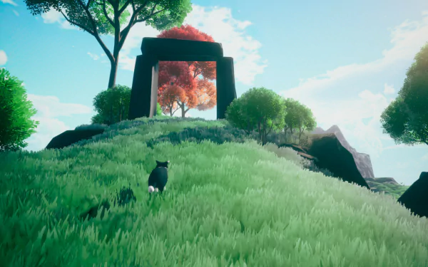 HD desktop wallpaper featuring imagery from the video game Farewell North, exploring themes of adventure and exploration in a beautifully designed landscape.