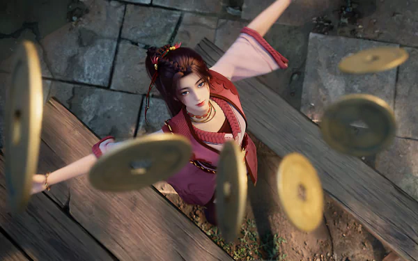 HD desktop wallpaper inspired by the TV show Zhu Xian Jade Dynasty, featuring vibrant visuals that capture the essence of the series' captivating fantasy world.