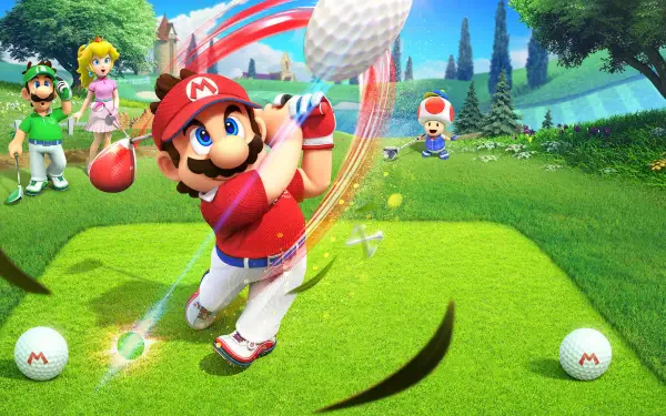 Mario Golf: Super Rush HD Desktop Wallpaper | Background Image