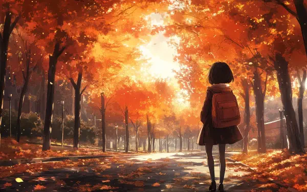 [10+] Autumn Anime Wallpapers