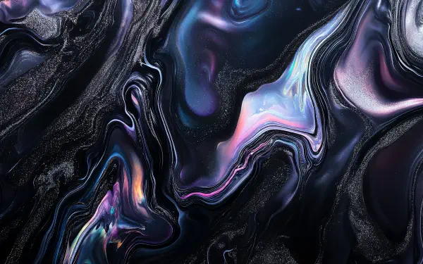 dark Abstract Liquid oil colorful HD Desktop Wallpaper | Background Image