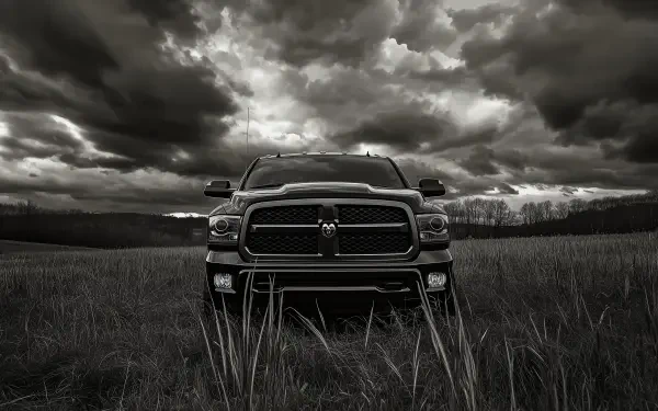 Dodge Ram monochrome Dodge HD Desktop Wallpaper | Background Image