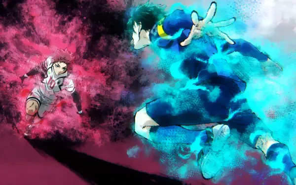 Shidou Ryusei Strikes Blue Lock 4K Ultra HD Anime Wallpaper 