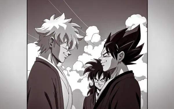  Gintama Ball | Goku, Vegeta and Yam- I mean, Gintoki, Shinsuke and Katsura