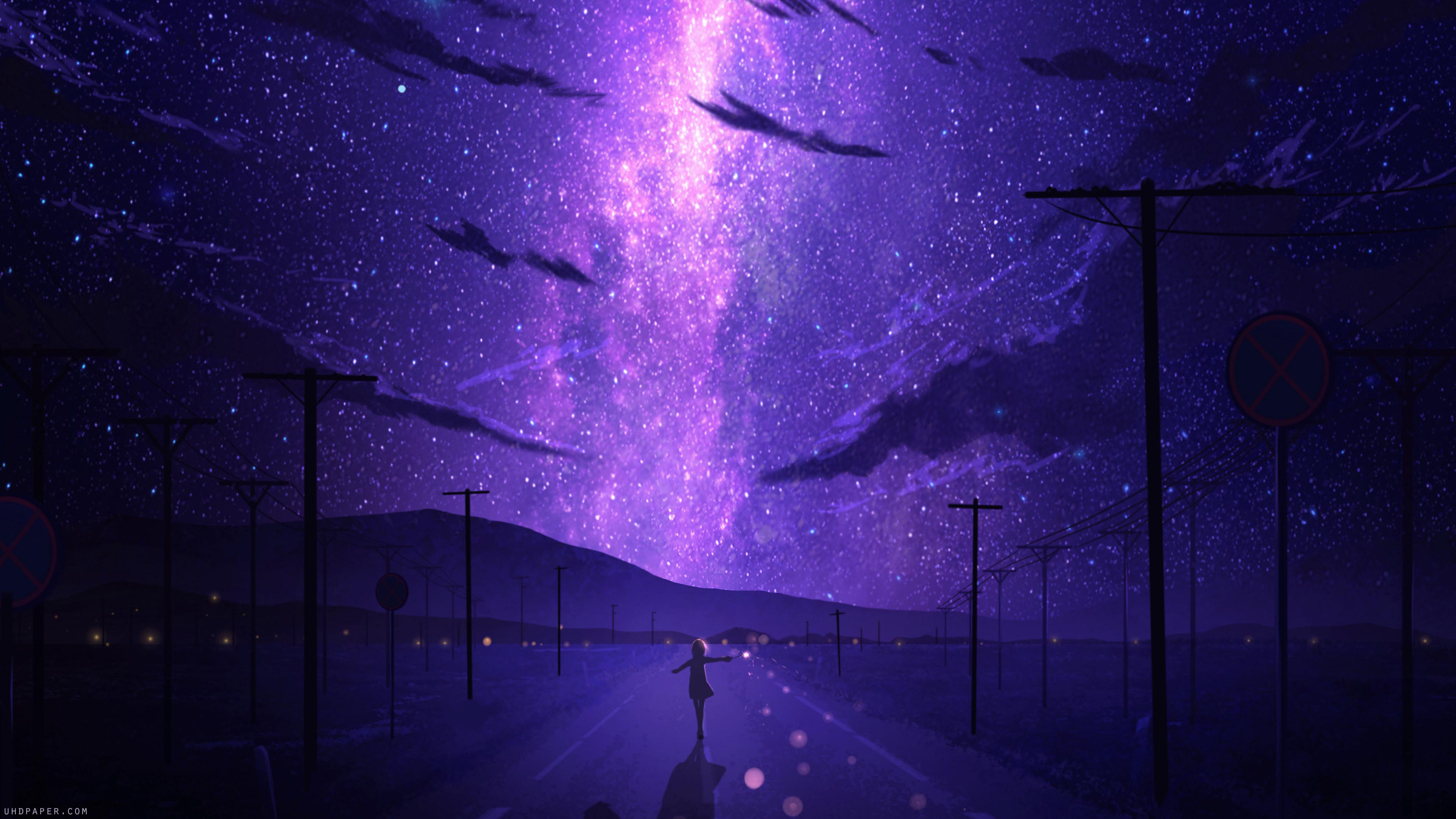 Night Anime Scenery Wallpaper 4k - Infoupdate.org