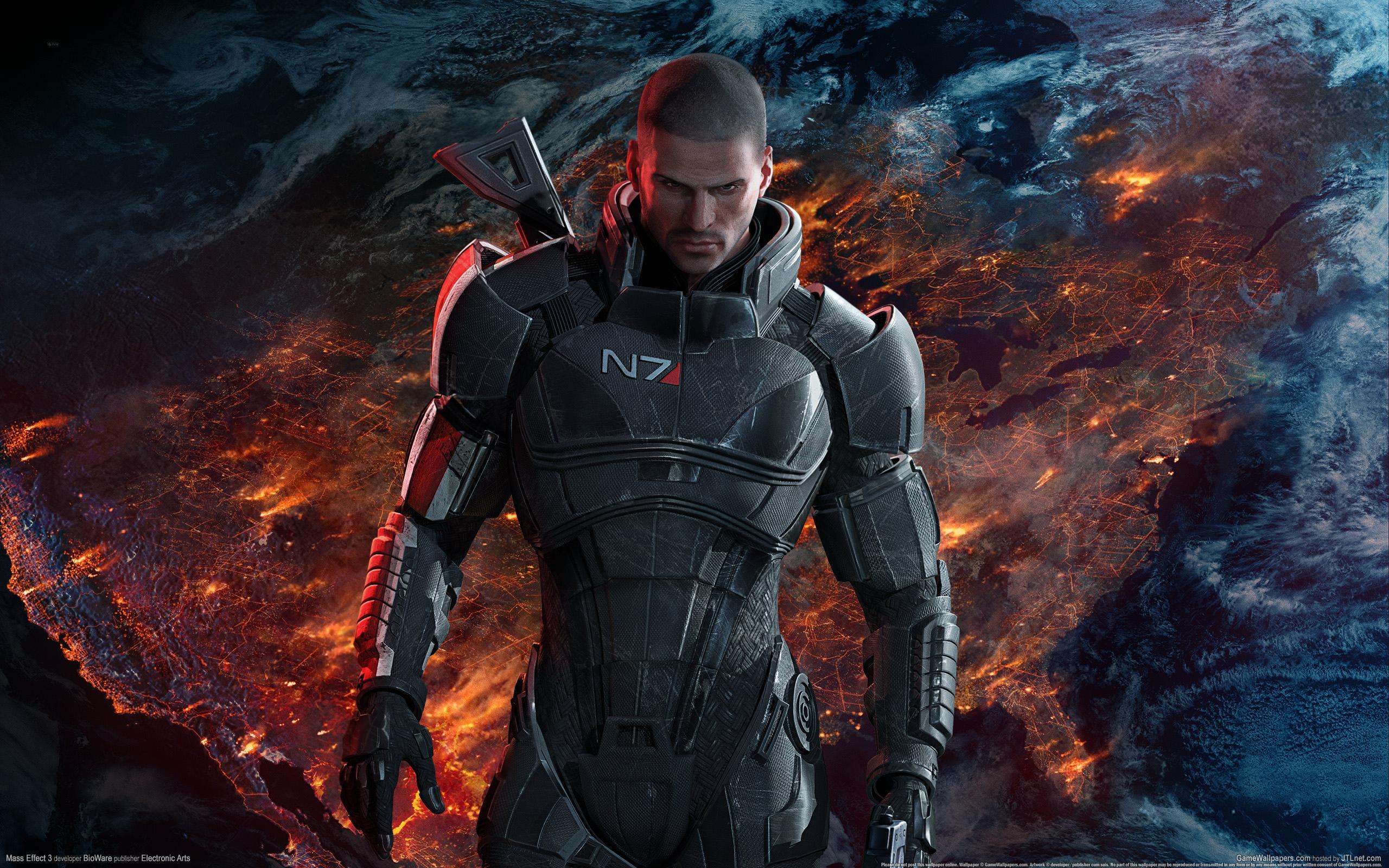 Commander Shepard from Mass Effect 3, a video game character