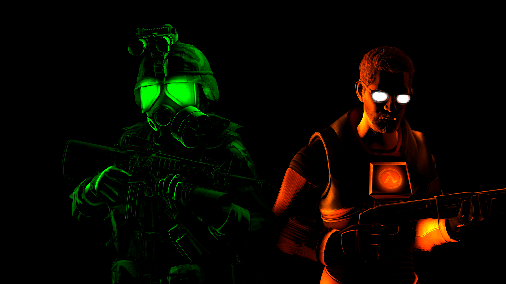 Download Half-life Half-Life: Opposing Force Adrian Shepard (Half-Life: Opposing Force) Gordon Freeman Valve Corporation 4k Ultra HD Wallpaper by Adrian Shephard