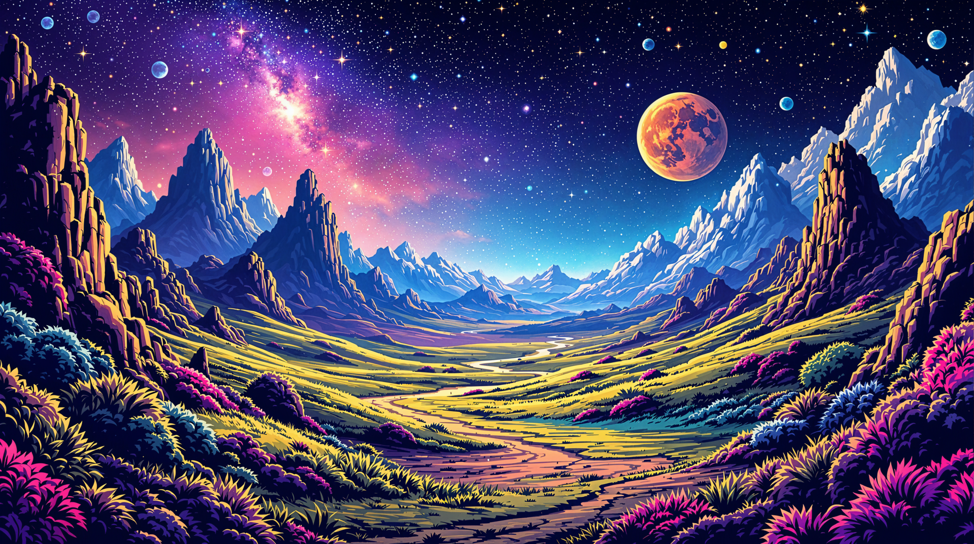 Enchanting Fantasy Landscape - 4K Ultra HD Wallpaper by robokoboto ...