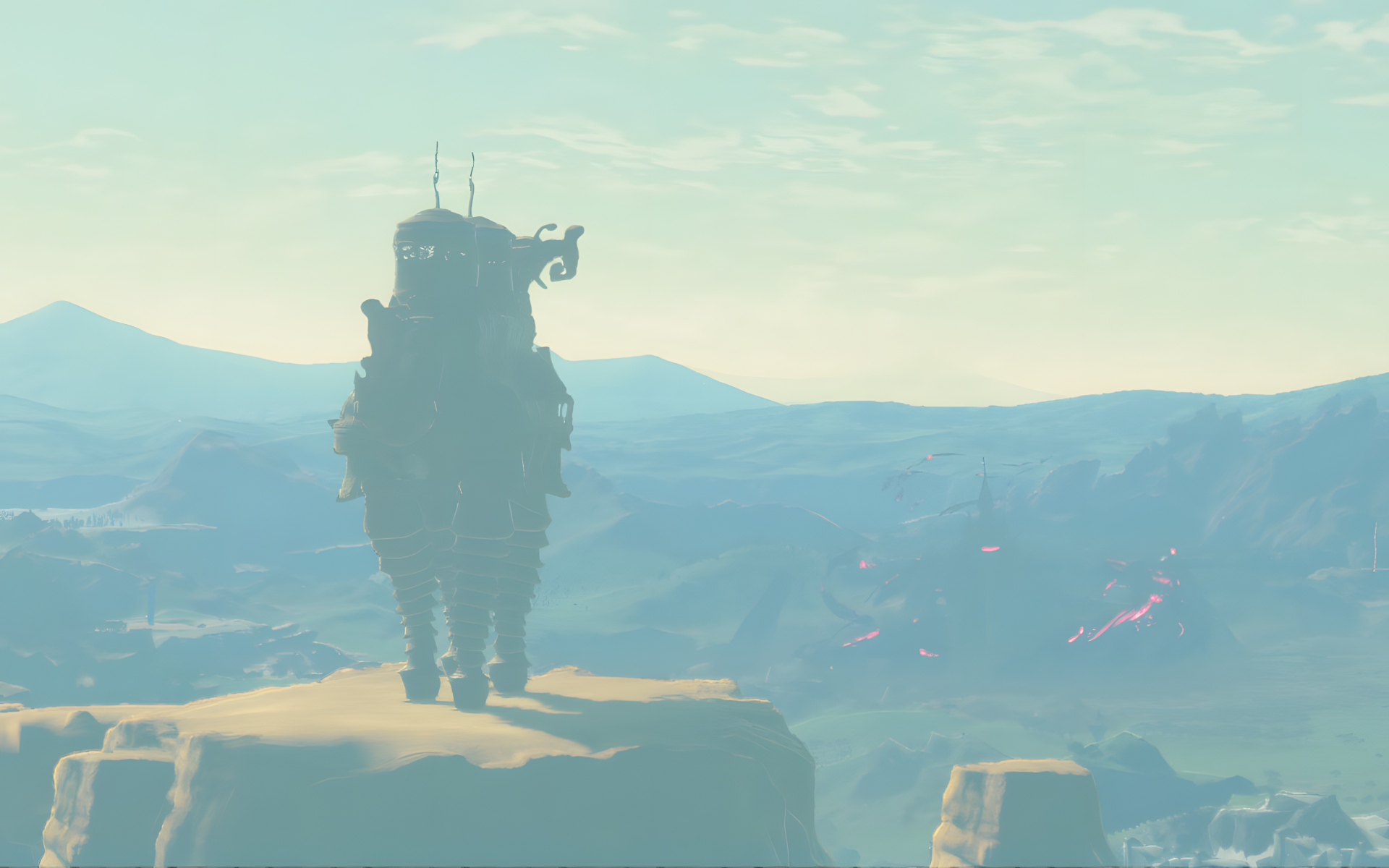 Vah Naboris looking at Hyrule Castle in Legend of Zelda - Breah of the Wild by hj_320