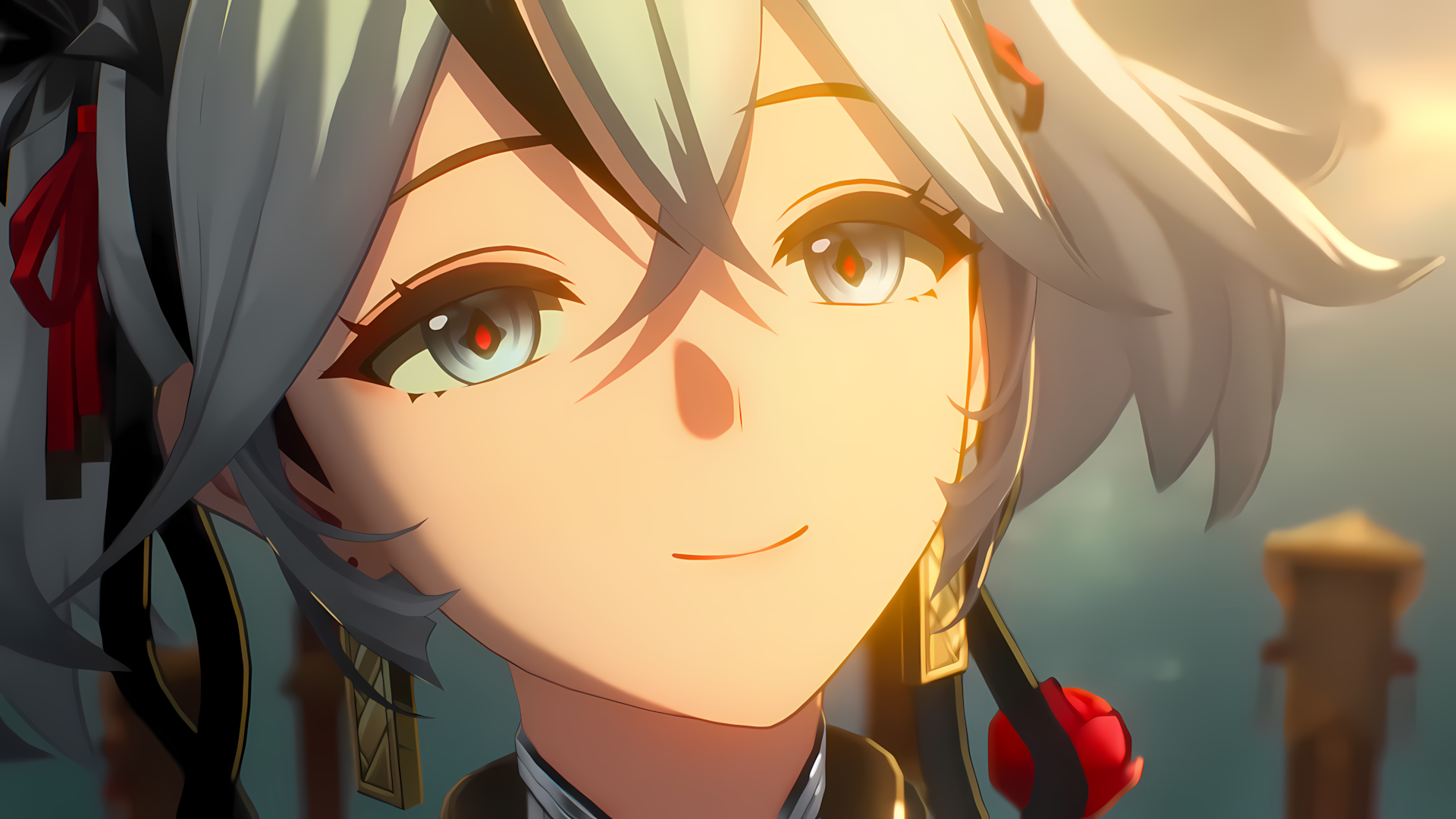 HD desktop wallpaper featuring Camellya from the video game Wuthering Waves, showcasing her character design with vibrant colors and a captivating expression.