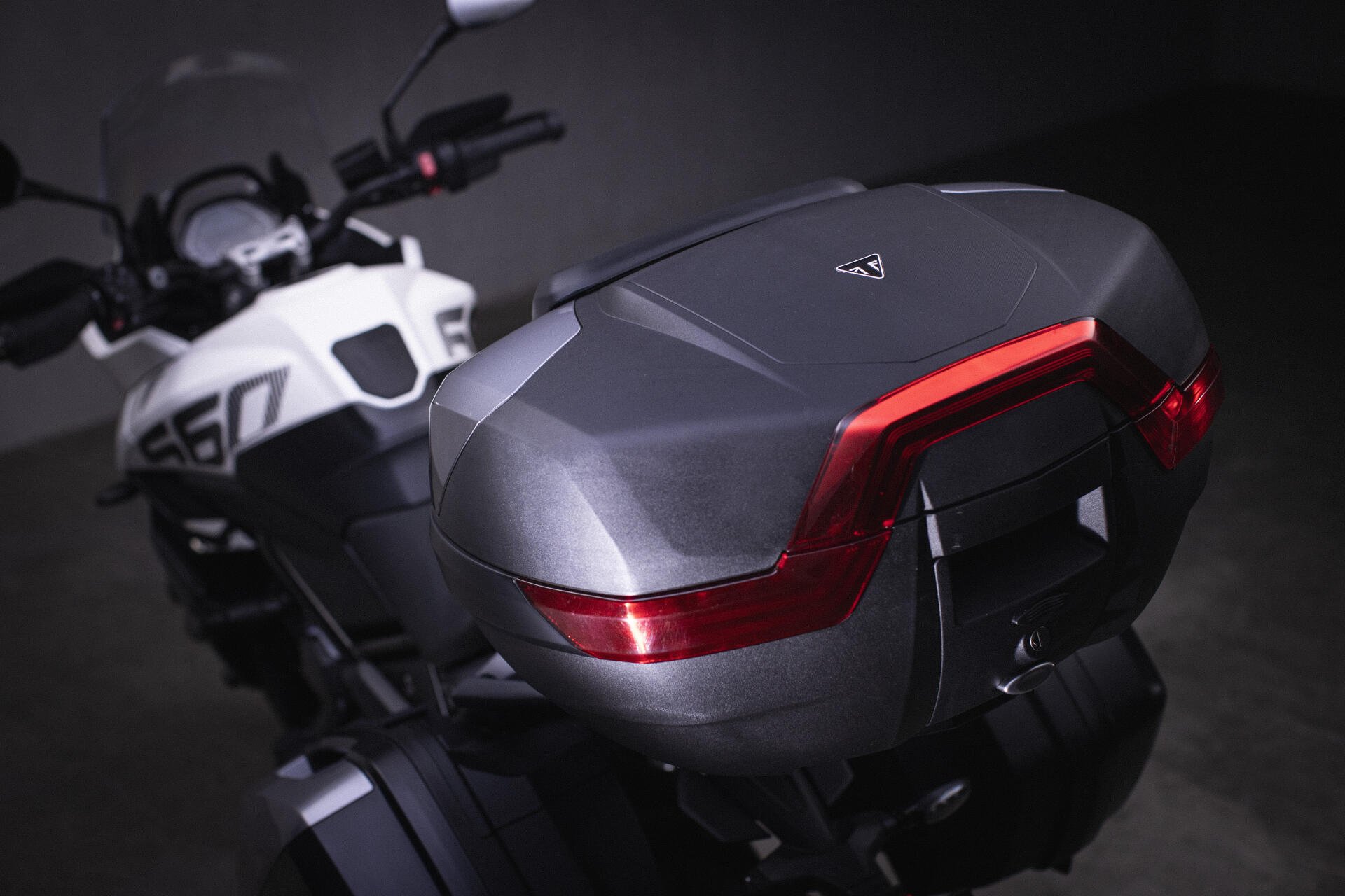 A close-up view of a Triumph Tiger Sport 660 motorcycle, showcasing its sleek design and modern features, captured in stunning 4K Ultra HD for a striking desktop wallpaper.