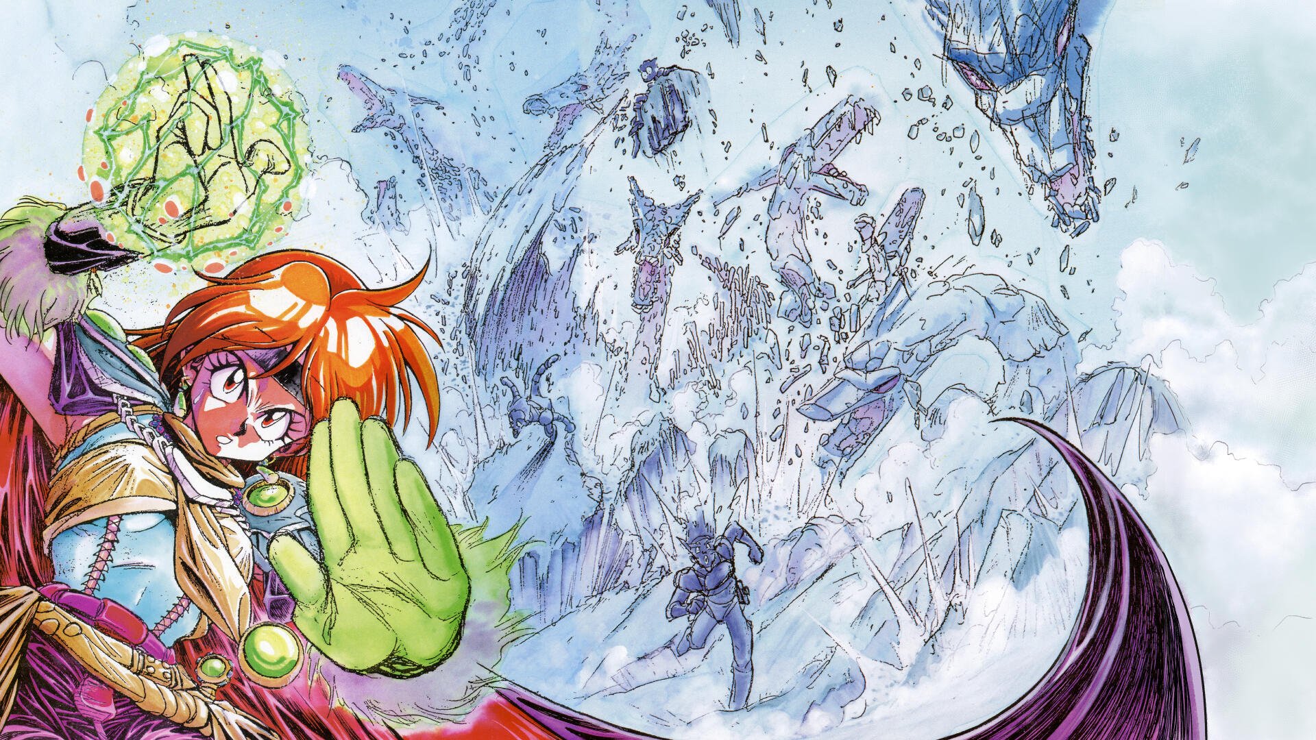 Download Anime Slayers Lina Inverse 4k Ultra HD Wallpaper by Araizumi Rui