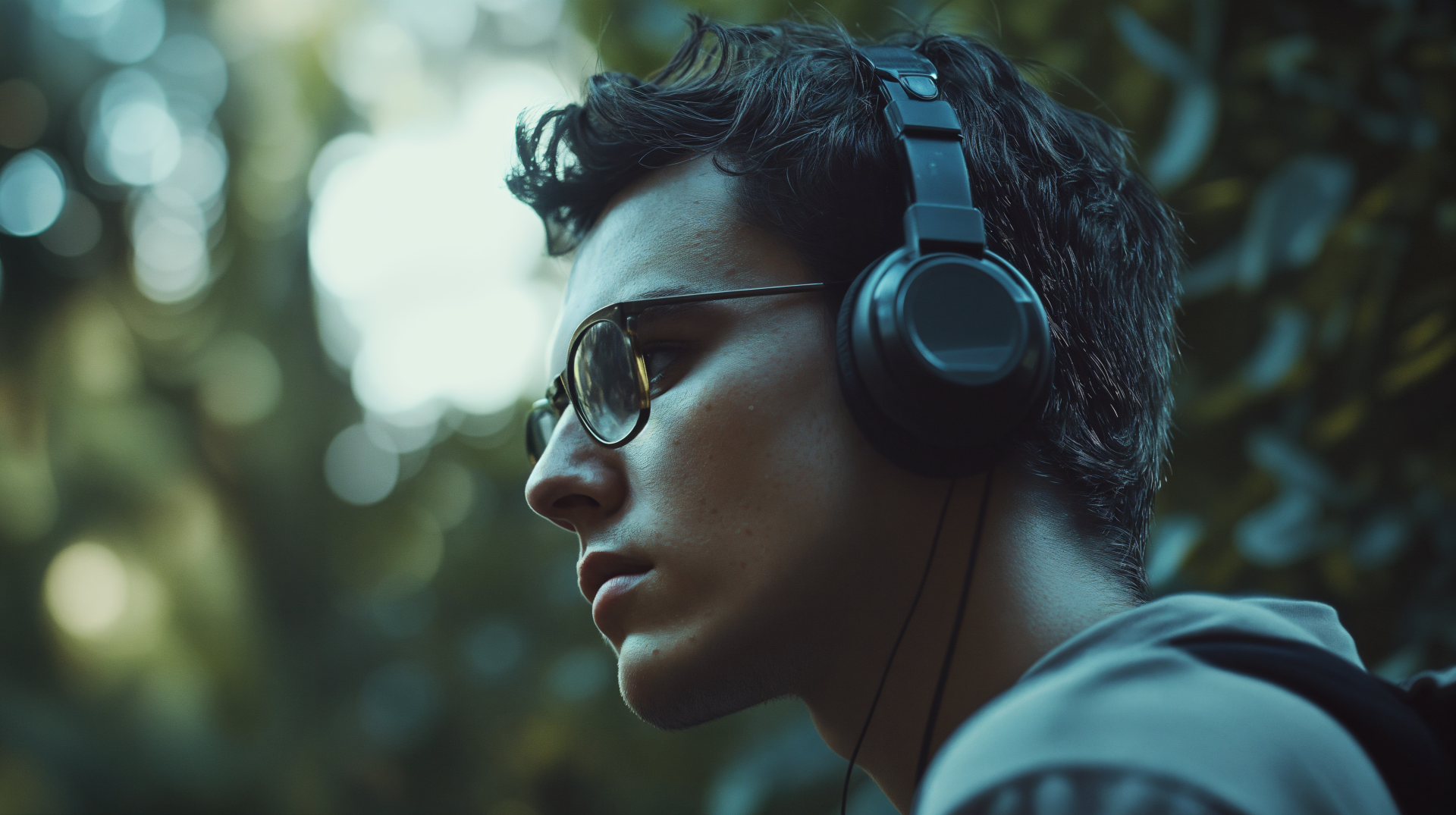 Download Man Heaphones Hipster Portrait Headphones 4k Ultra HD Wallpaper by robokoboto