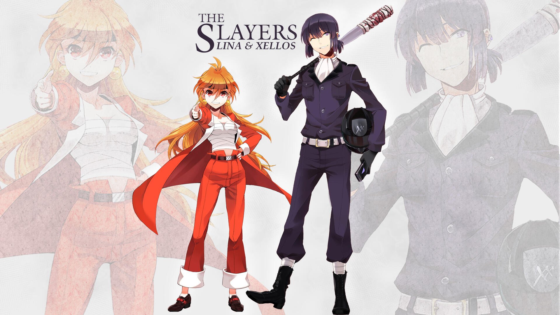 Download Anime Slayers Lina Inverse Xelloss HD Wallpaper