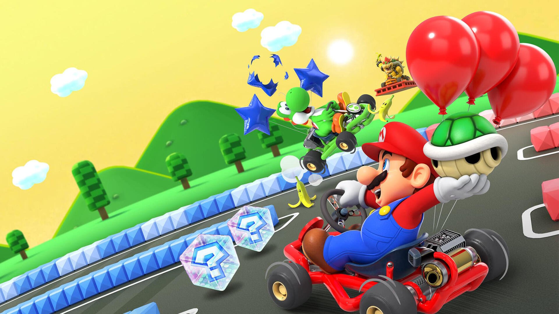 Download Mario Kart Tour HD Wallpaper