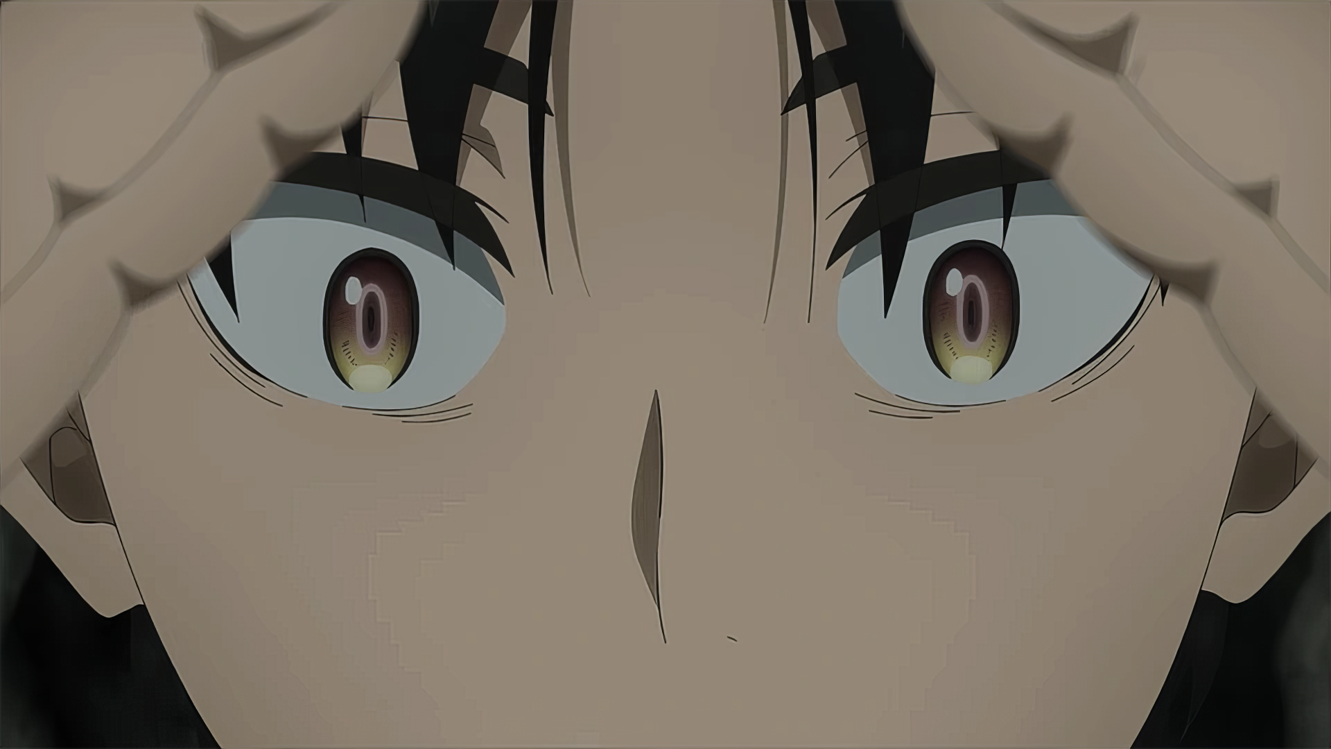 Anime-inspired HD wallpaper featuring a character from Even Given the Worthless Appraiser Class, I'm Actually the Strongest, showcasing intense emotions and focus.